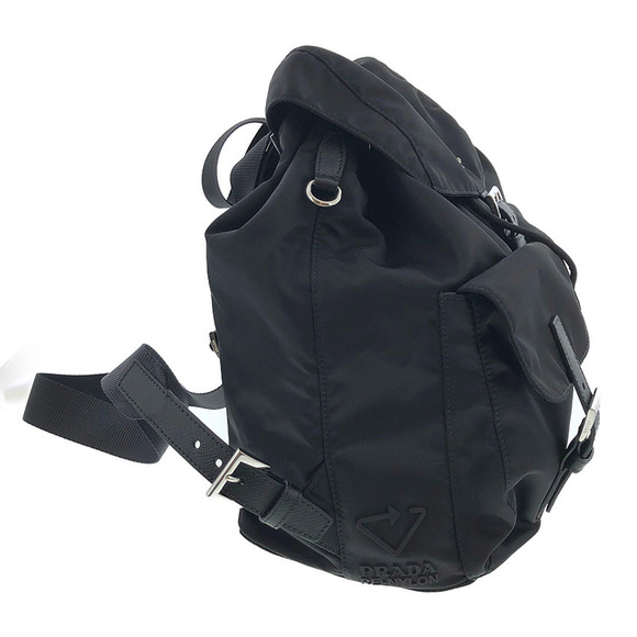 Prada Backpack Rucksack Nylon Nero Black Shoulder Bag - Picture 1 of 13